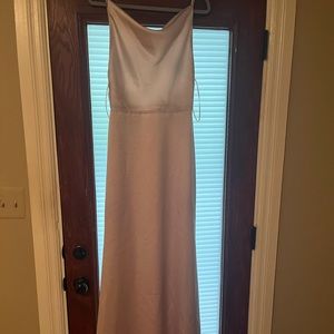 Amsale Alicia Dress, Champagne color, size 4, worn once - dry cleaned